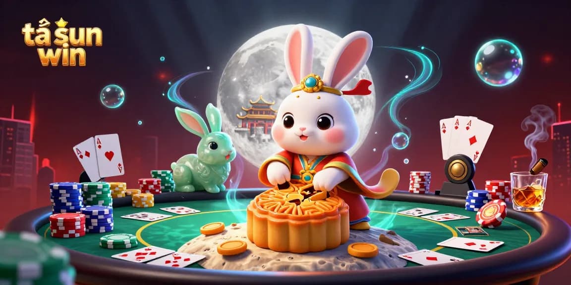 Engage in strategic card play while tải sun win reveals mystical poker treasures with vibrant imagery.