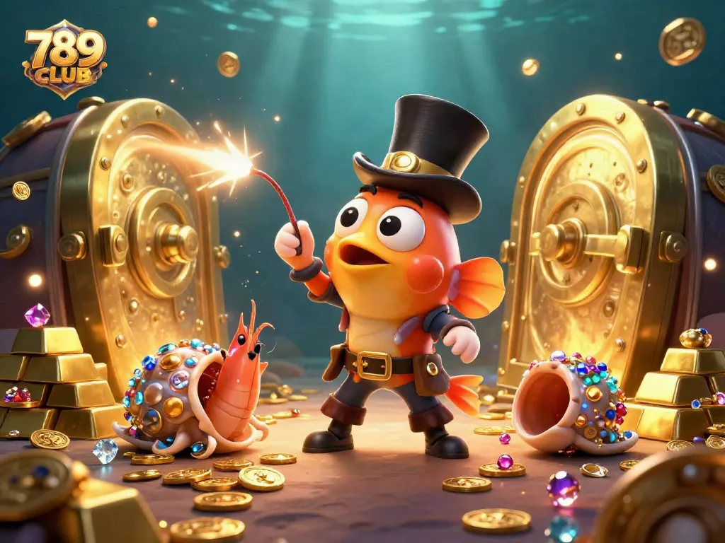 Engage with 789CLUB’s thrilling features as treasures are gathered in an underwater spectacle.