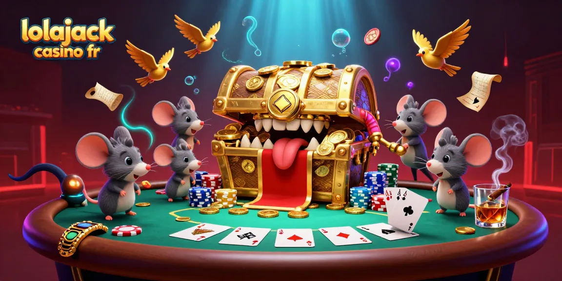 Engage with exciting gameplay at lolajack casino fr, showcasing vibrant poker tables and colorful chips.