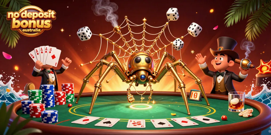 Experience no deposit bonus australia with this animated casino scene showcasing steampunk charm.