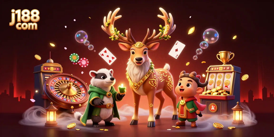Win big at j188 com with an exciting 3D casino adventure featuring engaging characters and game elements.