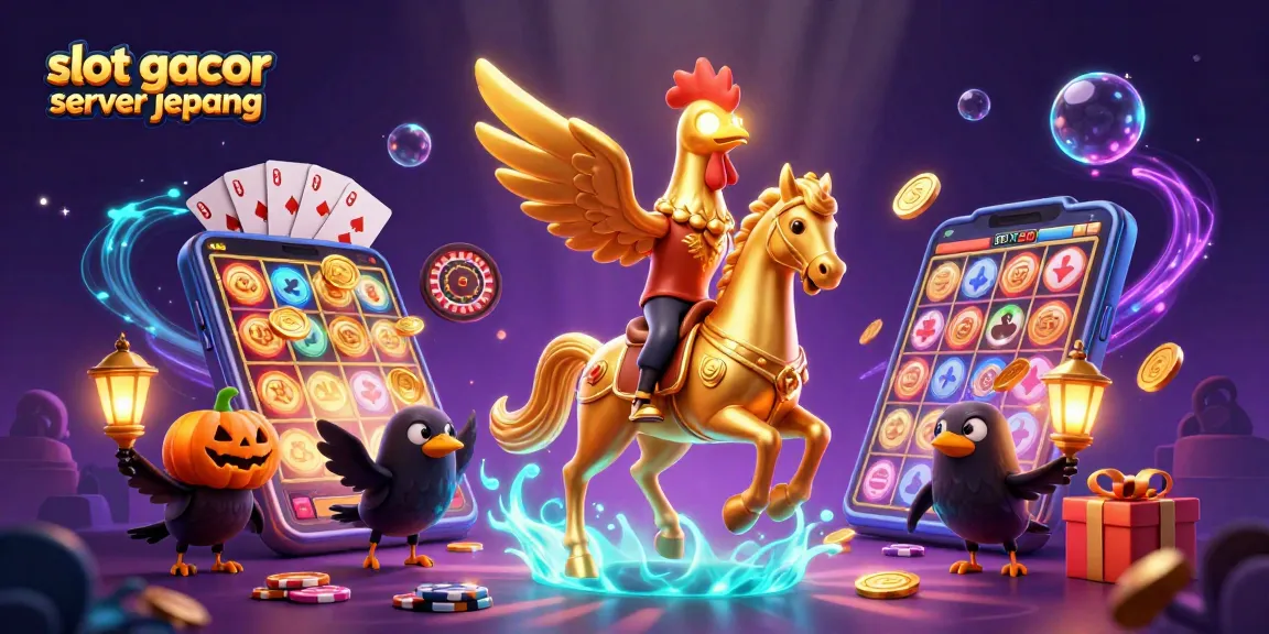 Experience excitement at slot gacor server jepang with a dazzling 3D casino illustration.
